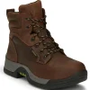 Chippewa Non-Slip Boots | Non-Steel Safety Toe*Men's 6" Fabricator Waterproof Composite Toe Work Boot Tawny Brown