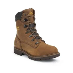 Chippewa Work Boots*Men's 8-Inch Insulated Waterproof Work Boots Brown