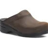 Dansko Clogs | Clogs*Men's Karl Antique Brown Oiled Slip-On Clog Antique Brown/black