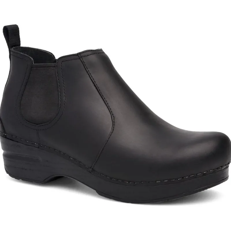 Dansko Footwear | Clogs*Women's Frankie Oiled Leather Clog Black