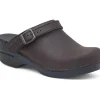 Dansko Footwear | Clogs*Women's Ingrid Antique Brown Oiled Clog Antique Brown/black