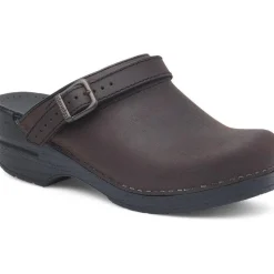 Dansko Footwear | Clogs*Women's Ingrid Antique Brown Oiled Clog Antique Brown/black