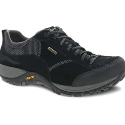 Dansko Footwear | Non-Slip Healthcare*Women's Paisley Waterproof Athletic Oxford Black/black Suede