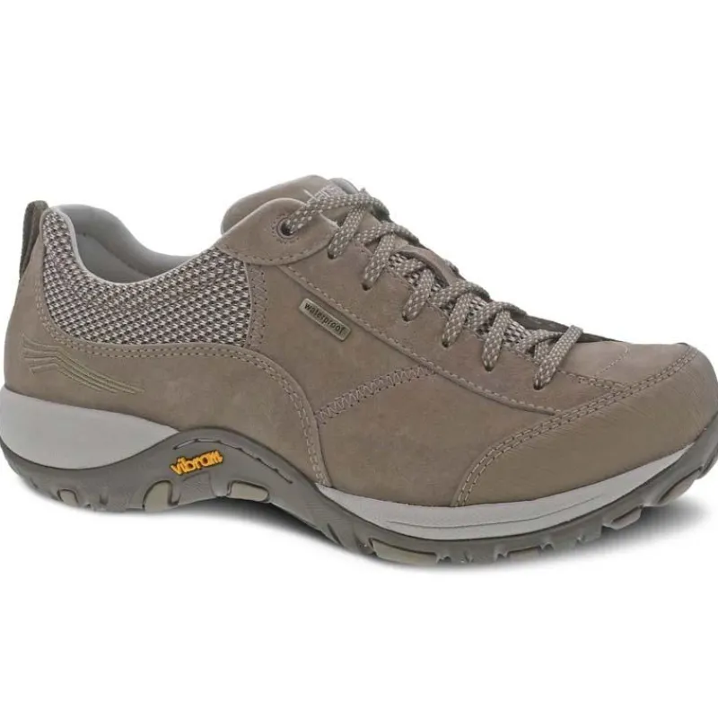 Dansko Footwear | Non-Slip Healthcare*Women's Paisley Waterproof Suede Athletic Oxford Walnut