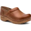 Dansko Footwear | Clogs*Women's Professional Wide Distressed Leather Clog Honey