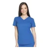 Dickies Dynamix Scrub Tops*Womens Solid V-Neck Scrub Top