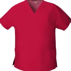 Dickies EDS Signature Scrub Tops*Women's Missy Fit V-Neck Scrub Top