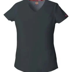 Dickies EDS Signature Scrub Tops*Women's Jr. Fit V-Neck Scrub Top