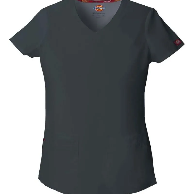 Dickies EDS Signature Scrub Tops*Women's Jr. Fit V-Neck Scrub Top