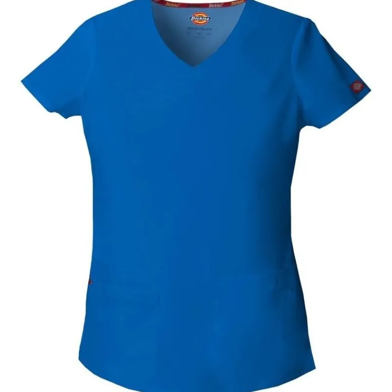 Dickies EDS Signature Scrub Tops*Women's Jr. Fit V-Neck Scrub Top