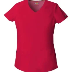 Dickies EDS Signature Scrub Tops*Women's Jr. Fit V-Neck Scrub Top