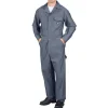 Dickies Coveralls*Fisher Stripe Cotton Coveralls Blue Stripe