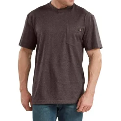 Dickies T-Shirts*Men's Heathered Heavyweight Pocket Tee