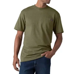 Dickies T-Shirts*Men's Heathered Heavyweight Pocket Tee