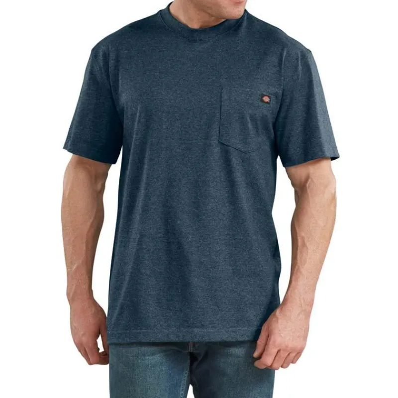 Dickies T-Shirts*Men's Heathered Heavyweight Pocket Tee