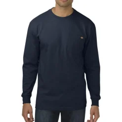 Dickies T-Shirts*Men's Long Sleeve Heavyweight Crew Neck T-Shirt