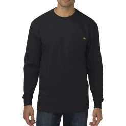 Dickies T-Shirts*Men's Long Sleeve Heavyweight Crew Neck T-Shirt