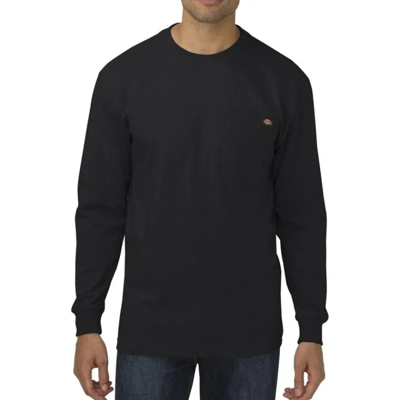Dickies T-Shirts*Men's Long Sleeve Heavyweight Crew Neck T-Shirt