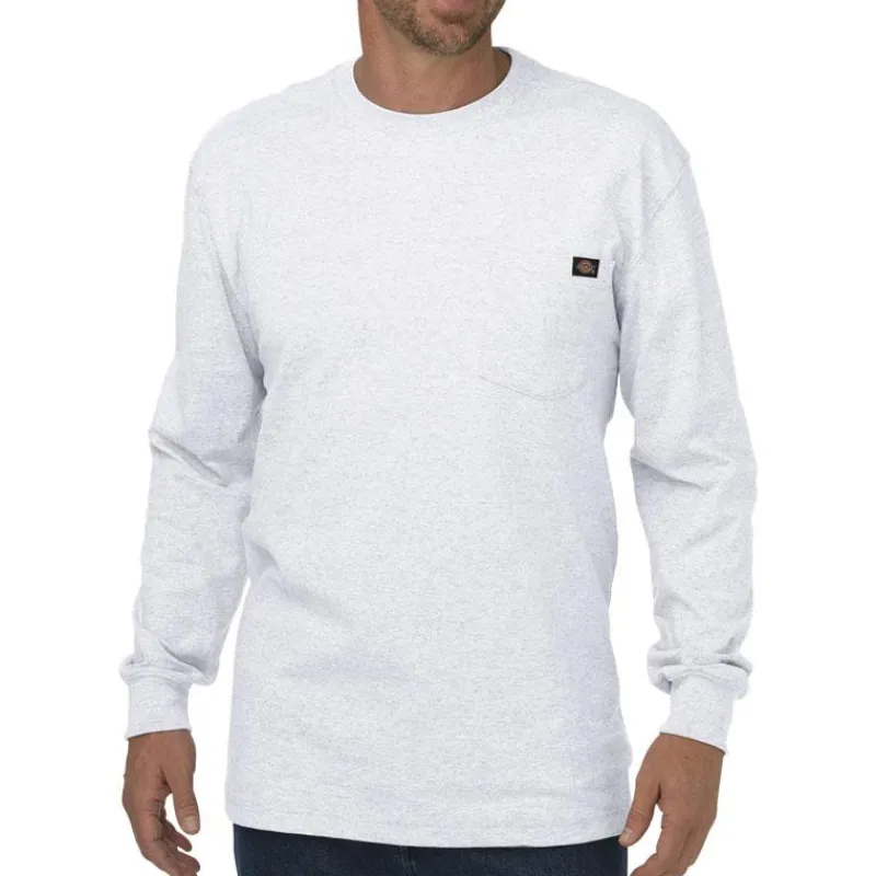 Dickies T-Shirts*Men's Long Sleeve Heavyweight Crew Neck T-Shirt