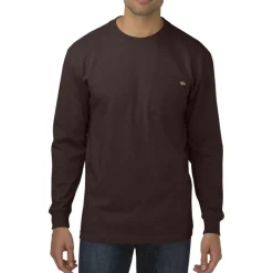 Dickies T-Shirts*Men's Long Sleeve Heavyweight Crew Neck T-Shirt