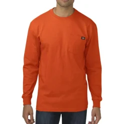 Dickies T-Shirts*Men's Long Sleeve Heavyweight Crew Neck T-Shirt