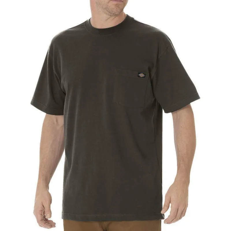 Dickies T-Shirts*Men's Short Sleeve Crew Neck Pocket T-Shirt