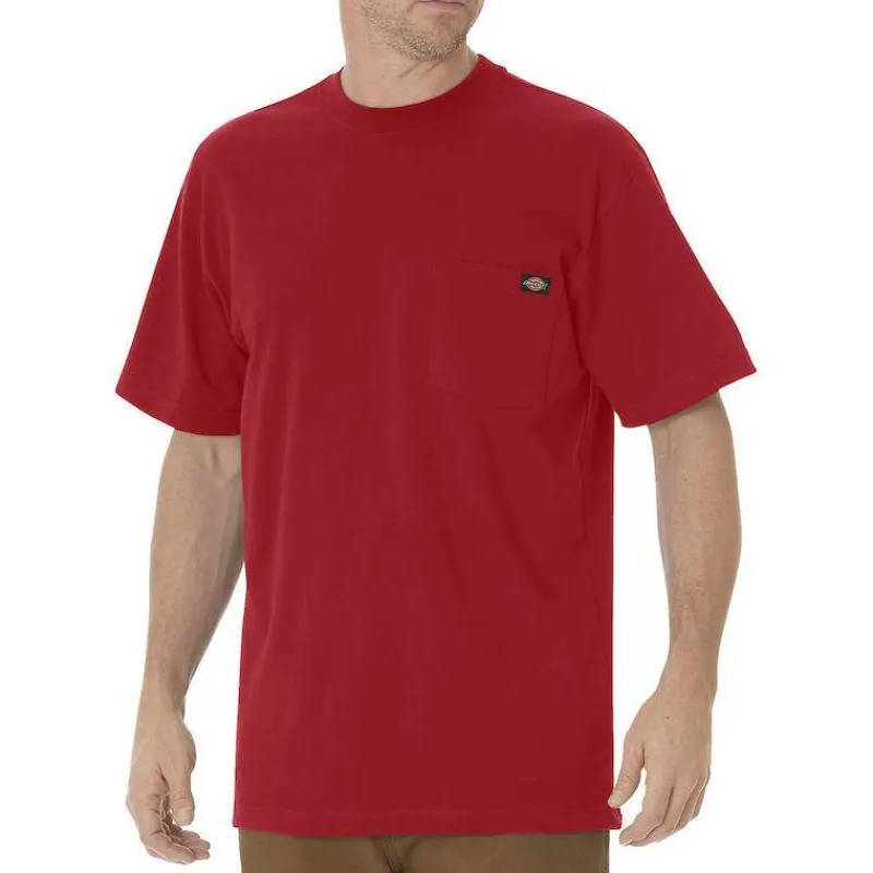 Dickies T-Shirts*Men's Short Sleeve Crew Neck Pocket T-Shirt
