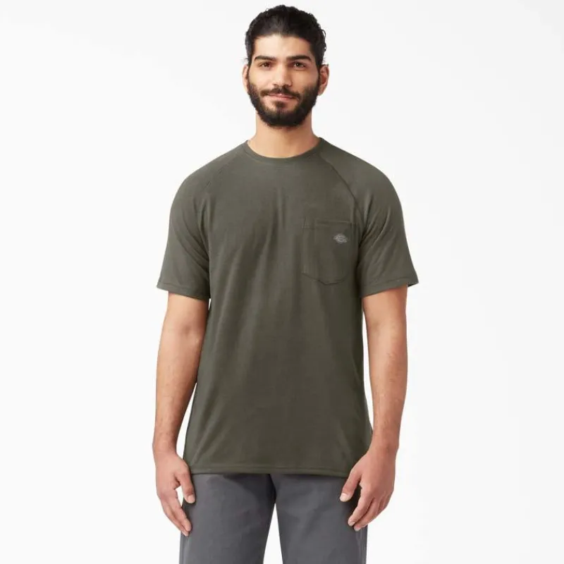 Dickies T-Shirts*Men's SS600 Cooling Short Sleeve Pocket T-Shirt