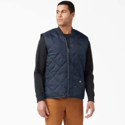 Dickies Vests*Men's TE242 Diamond Quilted Nylon Vest