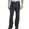 Dickies Jeans*Men's Tough Max Denim Carpenter Jean Stone Washed Indigo Blue