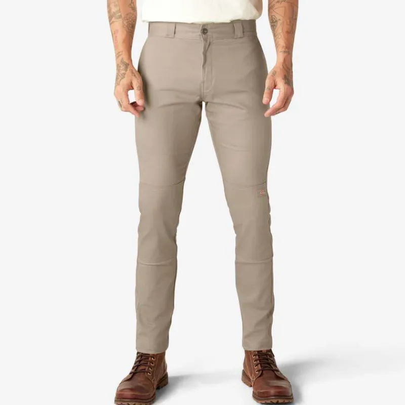Dickies Work Pants*Men's WP811 Skinny Straight Fit Double Knee Work Pants