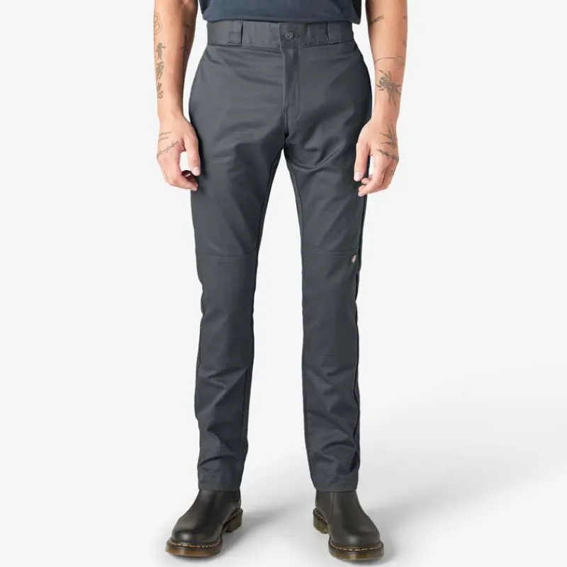 Dickies Work Pants*Men's WP811 Skinny Straight Fit Double Knee Work Pants