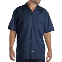 Dickies Work Shirts*Men's WS675 Short Sleeve Flex Workshirt