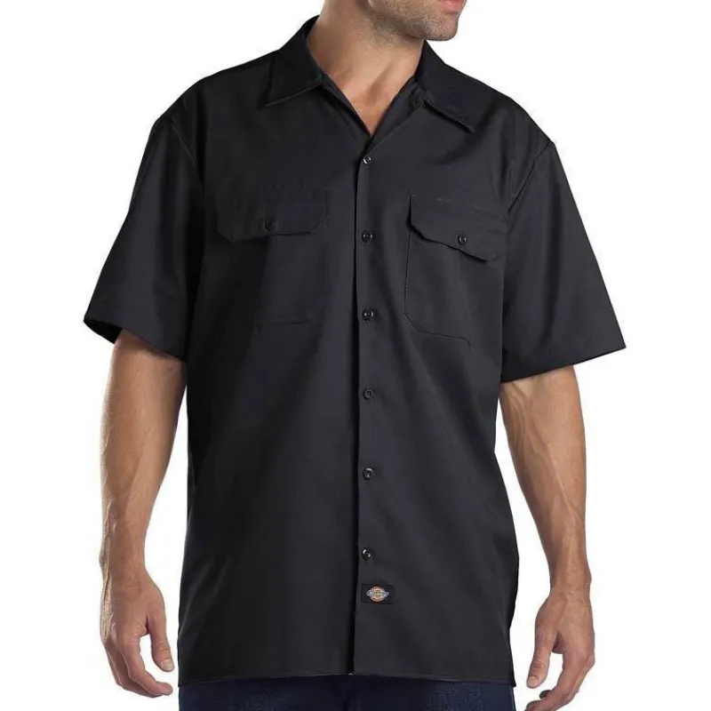 Dickies Work Shirts*Men's WS675 Short Sleeve Flex Workshirt
