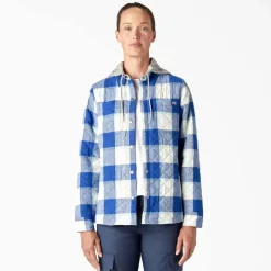 Dickies Jackets | Outerwear*Women's Flannel Hooded Shirt Jacket