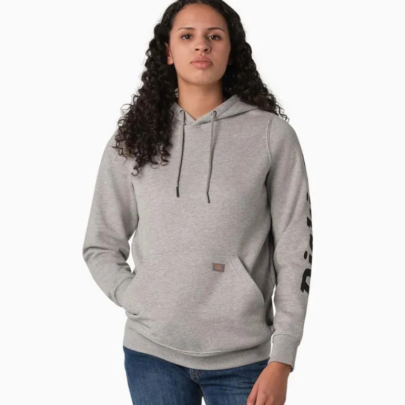 Dickies Hoodies | Outerwear*Womens Heavyweight Graphic Logo Sleeve Hoodie