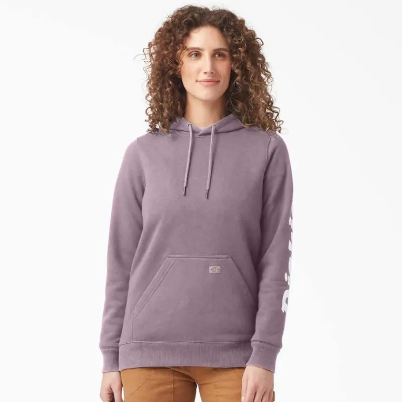 Dickies Hoodies | Outerwear*Womens Heavyweight Graphic Logo Sleeve Hoodie