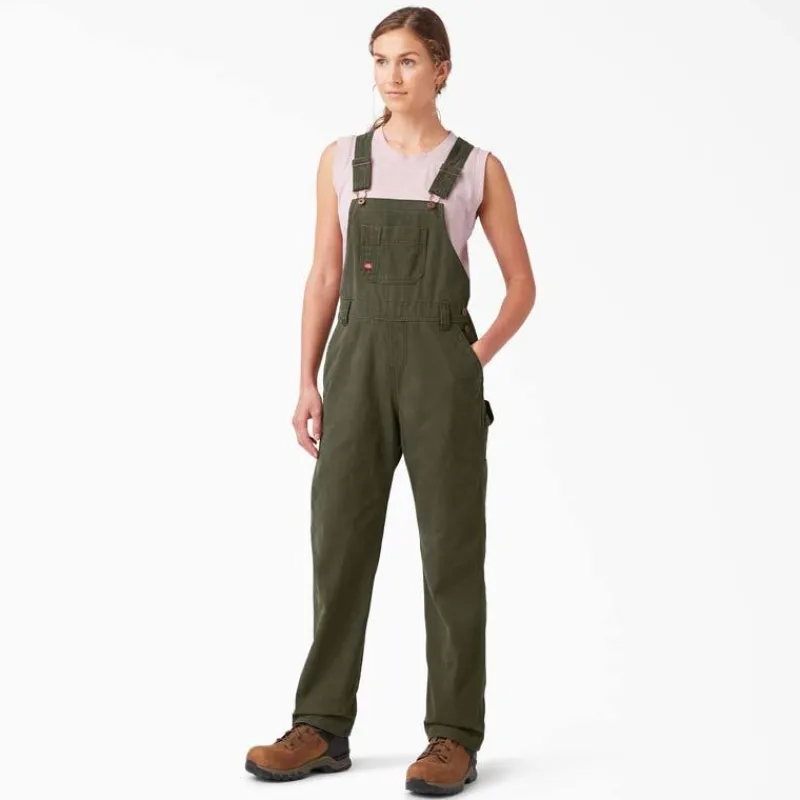 Dickies Bottoms | Overalls*Women's Relaxed Fit Straight Leg Bib Overall