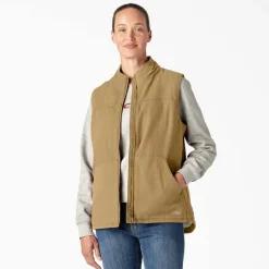 Dickies Vests | Outerwear*Women's Sherpa Lined Duck Vest