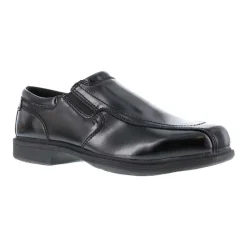 Florsheim Non-Slip Shoes | Slip-Ons*Work Men's Coronis Steel Toe EDS Slip On Work Shoe Black