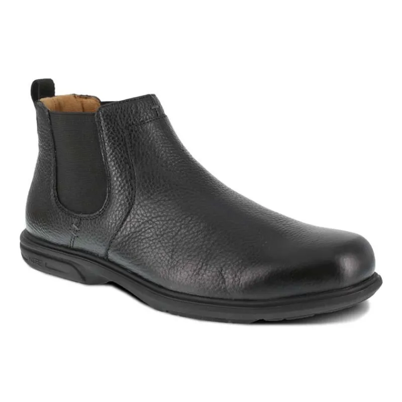 Florsheim Non-Slip Boots | Steel Toe*Work Men's Loedin Steel Toe ESD Twin Gore Boot Black