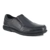 Florsheim Non-Slip Shoes | Slip-Ons*Work Men's Loedin Steel Toe Slip On Work Shoe Black