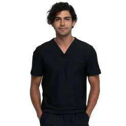 Form by Cherokee Scrub Tops*Men's V-Neck Scrub Top