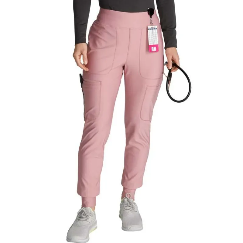 Form by Cherokee Scrub Pants*Women's Cargo Jogger Pull-On Scrub Pant