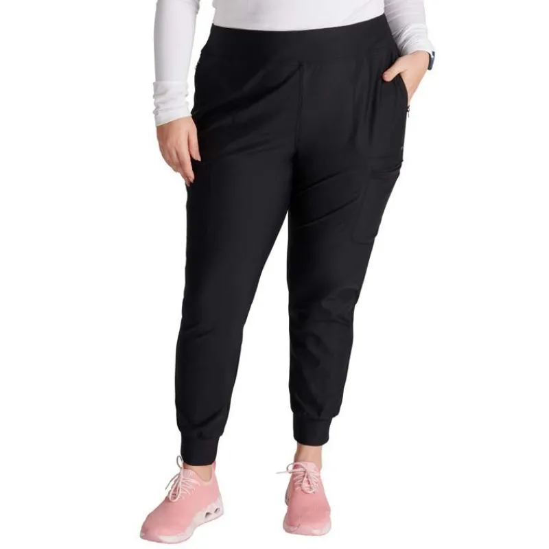 Form by Cherokee Scrub Pants*Women's Cargo Jogger Pull-On Scrub Pant