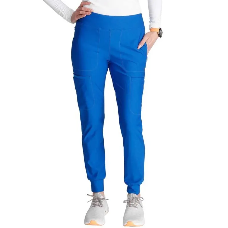 Form by Cherokee Scrub Pants*Women's Cargo Jogger Pull-On Scrub Pant