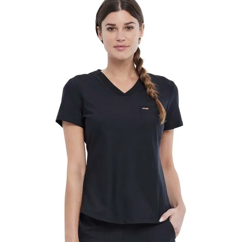 Form by Cherokee Scrub Tops*Women's Tuckable V-Neck Scrub Top