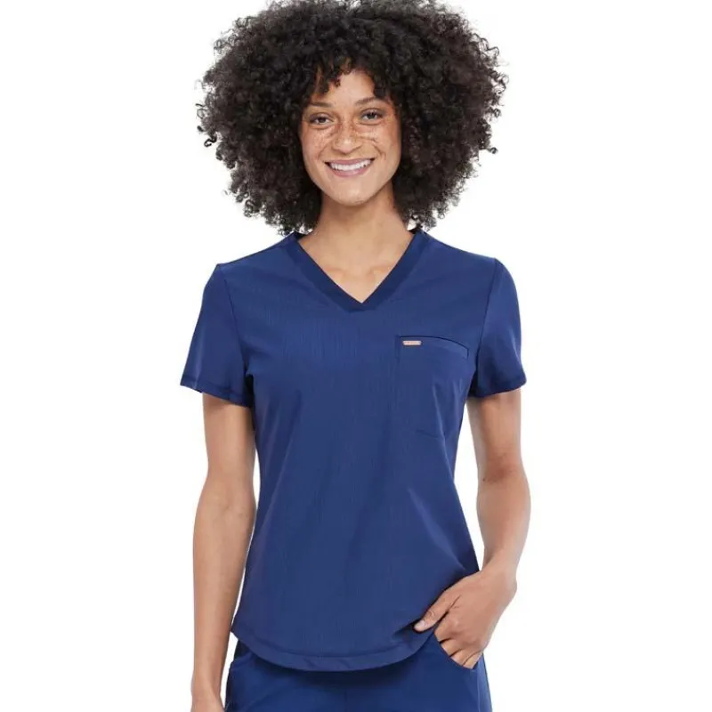 Form by Cherokee Scrub Tops*Women's Tuckable V-Neck Scrub Top