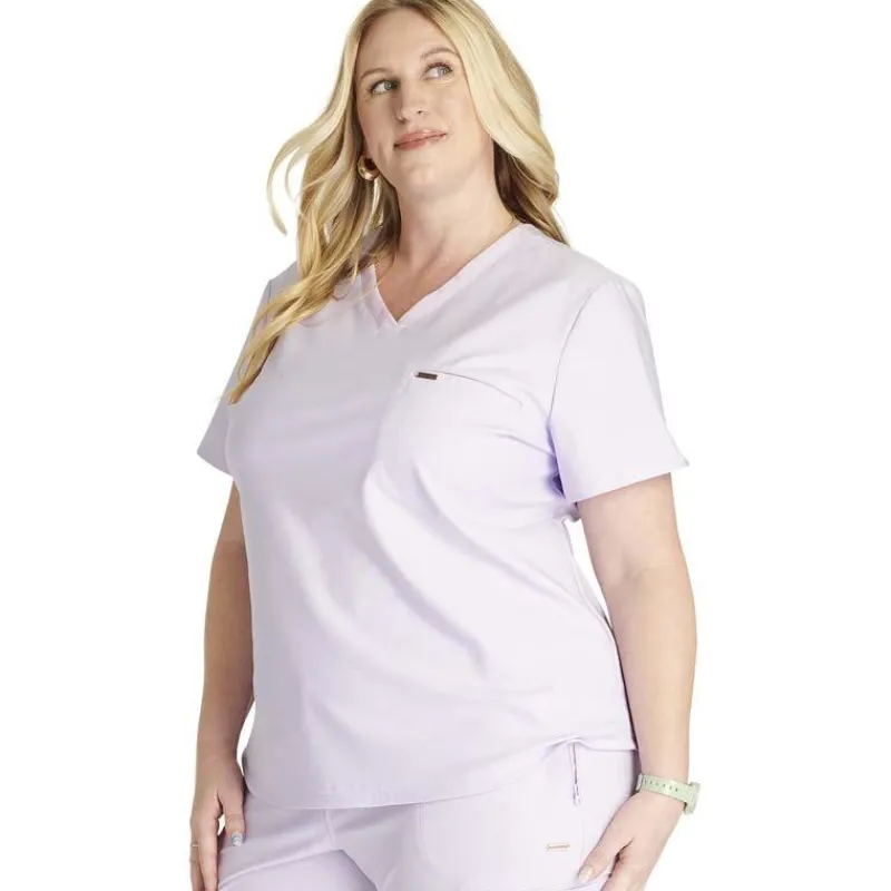 Form by Cherokee Scrub Tops*Women's Tuckable V-Neck Scrub Top