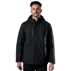FXD Jackets*Men's Waterproof Insulated Hooded Work Jacket Black